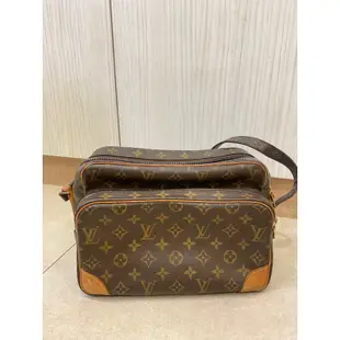 LV M45244 正品 可面交 老花 記者包