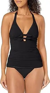 [Profile by Gottex] Women's Standard Dandy Bow Tie Halter Tankini