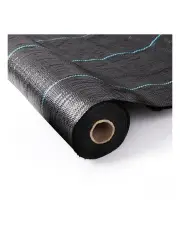 [Instahut] 1.83m X 100m Weedmat Weed Control Mat Woven Fabric Gardening Plant PE Black