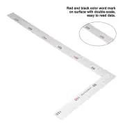 Stainless Carpenter Square Ruler 90° Right Angle L Shape Measurement Measuring