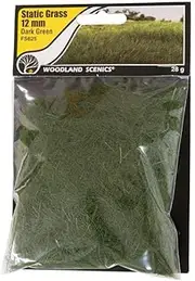 12MM Static Grass Dark Green