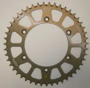 SUNSTAR REAR SPROCKET ALUMINUM 44T 5-357744 92-2644 1211-0275 Silver 5-357744