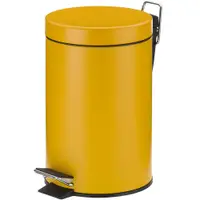 在飛比找PChome24h購物優惠-KELA 簡約腳踏式垃圾桶(黃3L)