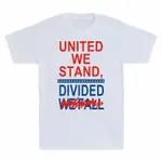 UNITED WE STAND DIVIDED WE FALL THE LATE SHOW 男式棉質短袖 T 恤