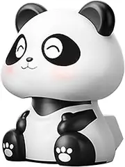 Panda Dashboard Figurines, Panda Dashboard Decorations, Car Dashboard Panda Decor, Solar-Powered Panda Figurine, Shaking Head Panda Decoration, Lovely Panda Dashboard Ornament