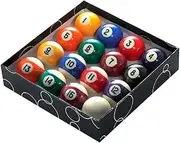 Formula Sports Standard Pool Balls Boxed Set, 2 Inch Ball Size Multicolour