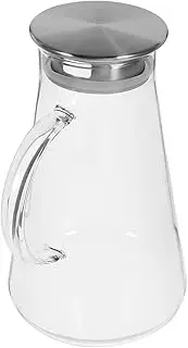 CRILSTYLEO Cold Kettle Fridge Door Carafe Beverage Serveware Iced Tea Pitcher Juice Pitcher Teapot Cold Water Pitcher Water Jug for Drinking Lemonade Pitchers Glass