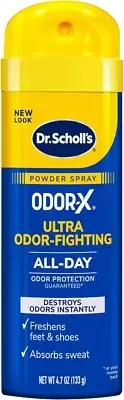 Dr. Scholl’s Odor-X Ultra Odor Fighting Foot Spray Powder 4.7 oz