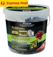 Big Cheese Ultra Power Fast Action Bait Blocks 540g Rat Mouse - EXPRESS POST