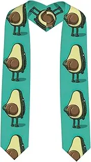 [EdWal] Avocado Butt print Graduation Stole and Sash Class for Unisex Adult Honor Stole Honor Stole of 2025