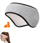 Sleep Eye Mask Bluetooth Headphones Blackout Ear Muffs for Sleeping Relaxing Noise Cancellation -Grey