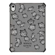 iPad 10.9-inch (10th gen) iPad Impact Case Maison Kitsuné Silver Tablet Case