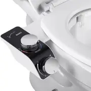 Bidet Attachment for Toilet, Self Cleaning Dual Nozzle with Temperature and Pressure Controls