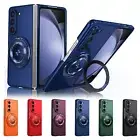 For Samsung Galaxy Z Fold6 Fold5 Fold4 Ring Stand Magnetic Mag Safe Rugged Case