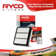 Ryco Oil Air Filter for Mitsubishi Triton ML MN 4cyl 2.4L 4G64B Petrol 4G64
