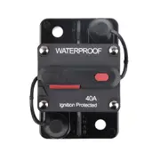 40A AMP Circuit Breaker Dual Battery IP67 Waterproof 12V 24V Fuse Reset