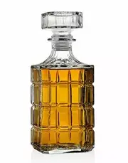 Elegant Bar Accessory Hard Liquor Bourbon Scotch & Whiskey Decanter