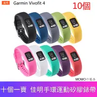 在飛比找蝦皮購物優惠-【十個一賣】Garmin Vivofit 4 運動矽膠錶帶 