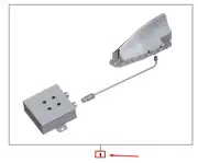 BMW 7 G11 Tetra Masked Antenna 65208093541 NEW GENUINE