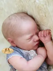 Jaycee Asleep 18" Authentic New Reborn Doll Kit/COA by Bountiful Baby
