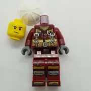NEW LEGO | Hidden Side Minifigure - Dirty Dark Red Belt Construction Mining Pete