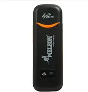 Melbon 4G LTE WiFi USB Dongle Stick with All Sim Network Support, Plug & Play 4G Data Card with Up to 150Mbps Data Speed, Tri_Band (Black), (T708) - Desktop