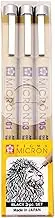 SAKURA Pigma Micron Pens (Set Of 3),Black