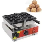 110V Single Head Walnut Waffle Machine Commercial Electric Walnut Muffin Maker