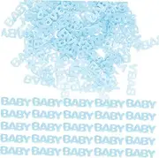 NAMOARLY 200pcs Baby Shower Decorative Patch Letter Shape Confetti for Baby Christening Party Decorations for Birthday