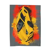 Lamborghini Aventador super car Velveteen Plush Blanket