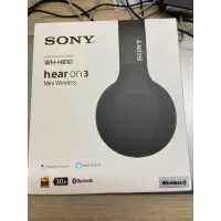 在飛比找蝦皮購物優惠-sony wh-h810 藍牙耳機 耳罩式耳機 可以插線當有