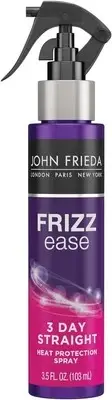 John Frieda Frizz Ease 3 Day Straight Heat Protection Spray, Keeps Hair Straight