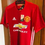 2016/17 曼聯主場球員版球衣 MANCHESTER UNITED  ADIZERO 紅魔 ADIDAS 足球愛迪達