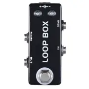 MOSKY Loop Box Mini Guitar Switcher Pedal True Bypass Looper Route Selection