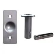 Fantom Hardware Chrome Magnetic Pivot Doorstop