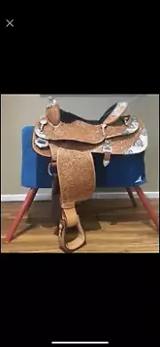 Big Horn Western Show Saddle set