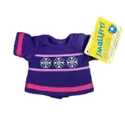 Build a Bear SMALLFRYS Purple Snowflake Hello Kitty Outfit