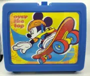Vintage Mickey Mouse Lunch Box And Thermos "Over The Top" -