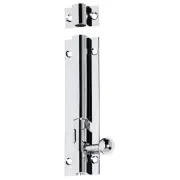 10cm Plain Barrel Bolt, Chrome