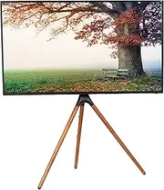 VIVO Artistic Easel 45 to 65 Inch Led LCD Screen, Studio Tv Display Stand, Adjustable Tv Mount with Swivel and Tripod Base (Stand-Tv65A)