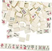 TOYANDONA Cute Mahjong Travel Set Mini Mahjong Kit for Camping for Parties for Home