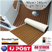 V-Groove Teak Boat Decking Sheet Yacht Mat Brown EVA Foam Marine Flooring Carpet
