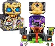 Treasure X Lost Lands Skull Island Skull Temple Mega Playset, 40 Levels of Adventure. 4 Micro Sized Action Figs. Survive The Traps and Discover Guaranteed Real Gold Dipped Treasure.