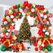 Christmas Balloon Garland Arch kit 280 Pieces Red White Green