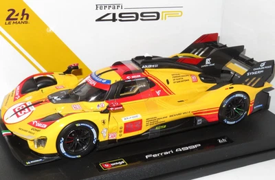 1/18 Ferrari 499P - AF Corse Team - Le Mans 24 Hrs 2024 - #83 R.Kubica