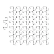 Pack of 50 Sturdy Aluminium Hook for Gutter and Roofline Light Displays