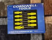 Cornwell Tools 9 Piece Star Screwdriver Set New In Box