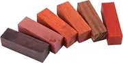 Homoyoyo 6pcs Pen Wood Wooden Diy Pen Material Wood Pen Blank Fountain Pen Pen Turning Blank Solid Wood Block Material Wood Unfinished Pen Blank Advanced Timber Mill Mold
