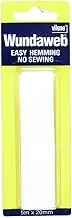 Wonderweb Wundaweb Strong Hem Tape Iron On Fusible Fabric Tape No Sewing - 5 Metres x 20mm (Pack of 1)