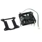 CPU Cooler Silent PWM Fan Radiator Cooling Fan Low Profile for ITX for Case LGA1